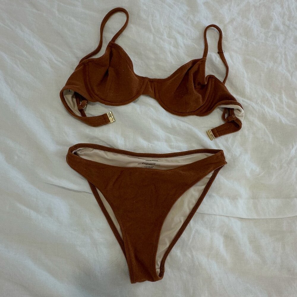 Faithfull the brand Brown Bikini Set